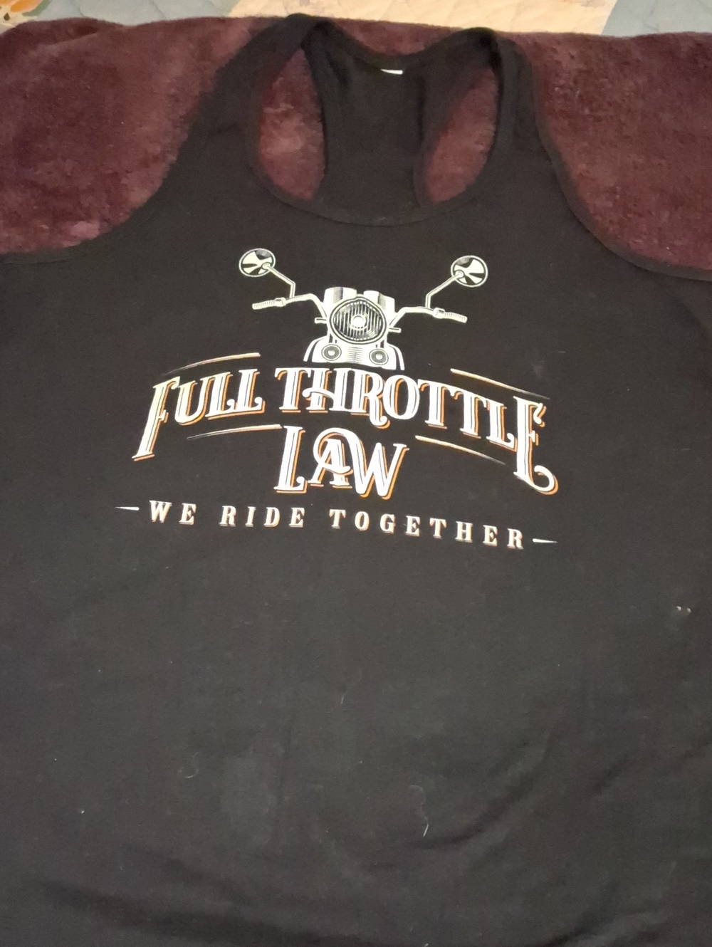 Womens Black Racerback Tank Top